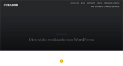 Desktop Screenshot of curadormag.com
